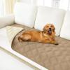 imageSmiry Waterproof Dog Bed Cover Blanket 30x70 Soft Reversible Pet Blanket Washable Leakproof Cats Dogs Couch Cover for Sofa Couch Furniture CamelBeigeCamelBeige