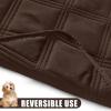 imageSmiry Waterproof Dog Bed Cover Blanket 30x70 Soft Reversible Pet Blanket Washable Leakproof Cats Dogs Couch Cover for Sofa Couch Furniture CamelBeigeChocolateChocolate