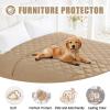 imageSmiry Waterproof Dog Bed Cover Blanket 30x70 Soft Reversible Pet Blanket Washable Leakproof Cats Dogs Couch Cover for Sofa Couch Furniture CamelBeigeCamelCamel