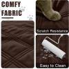 imageSmiry Waterproof Dog Bed Cover Blanket 30x70 Soft Reversible Pet Blanket Washable Leakproof Cats Dogs Couch Cover for Sofa Couch Furniture CamelBeigeChocolateBeige