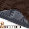 imageSmiry Waterproof Dog Bed Cover Blanket 30x70 Soft Reversible Pet Blanket Washable Leakproof Cats Dogs Couch Cover for Sofa Couch Furniture CamelBeigeChocolateDark Grey
