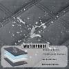 imageSmiry Waterproof Dog Bed Cover Blanket 30x70 Soft Reversible Pet Blanket Washable Leakproof Cats Dogs Couch Cover for Sofa Couch Furniture CamelBeigeDark GreyDark Grey