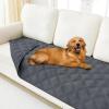 imageSmiry Waterproof Dog Bed Cover Blanket 30x70 Soft Reversible Pet Blanket Washable Leakproof Cats Dogs Couch Cover for Sofa Couch Furniture CamelBeigeDark GreyDark Grey
