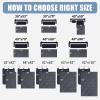 imageSmiry Waterproof Dog Bed Cover Blanket 30x70 Soft Reversible Pet Blanket Washable Leakproof Cats Dogs Couch Cover for Sofa Couch Furniture CamelBeigeDark GreyDark Grey