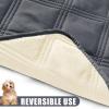 imageSmiry Waterproof Dog Bed Cover Blanket 30x70 Soft Reversible Pet Blanket Washable Leakproof Cats Dogs Couch Cover for Sofa Couch Furniture CamelBeigeDark GreyBeige