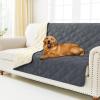 imageSmiry Waterproof Dog Bed Cover Blanket 30x70 Soft Reversible Pet Blanket Washable Leakproof Cats Dogs Couch Cover for Sofa Couch Furniture CamelBeigeDark GreyBeige