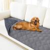 imageSmiry Waterproof Dog Bed Cover Blanket 30x70 Soft Reversible Pet Blanket Washable Leakproof Cats Dogs Couch Cover for Sofa Couch Furniture CamelBeigeGreyDark Grey