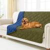 imageSmiry Waterproof Dog Bed Cover Blanket 30x70 Soft Reversible Pet Blanket Washable Leakproof Cats Dogs Couch Cover for Sofa Couch Furniture CamelBeigeGreenNavy