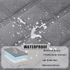 imageSmiry Waterproof Dog Bed Cover Blanket 30x70 Soft Reversible Pet Blanket Washable Leakproof Cats Dogs Couch Cover for Sofa Couch Furniture CamelBeigeGreyLight Grey