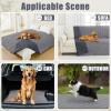 imageSmiry Waterproof Dog Bed Cover Blanket 30x70 Soft Reversible Pet Blanket Washable Leakproof Cats Dogs Couch Cover for Sofa Couch Furniture CamelBeigeGreyDark Grey