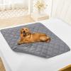 imageSmiry Waterproof Dog Bed Cover Blanket 30x70 Soft Reversible Pet Blanket Washable Leakproof Cats Dogs Couch Cover for Sofa Couch Furniture CamelBeigeGreyGrey