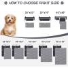 imageSmiry Waterproof Dog Bed Cover Blanket 30x70 Soft Reversible Pet Blanket Washable Leakproof Cats Dogs Couch Cover for Sofa Couch Furniture CamelBeigeGreyDark Grey