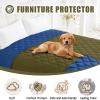imageSmiry Waterproof Dog Bed Cover Blanket 30x70 Soft Reversible Pet Blanket Washable Leakproof Cats Dogs Couch Cover for Sofa Couch Furniture CamelBeigeGreenNavy