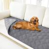 imageSmiry Waterproof Dog Bed Cover Blanket 30x70 Soft Reversible Pet Blanket Washable Leakproof Cats Dogs Couch Cover for Sofa Couch Furniture CamelBeigeGreyLight Grey