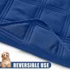 imageSmiry Waterproof Dog Bed Cover Blanket 30x70 Soft Reversible Pet Blanket Washable Leakproof Cats Dogs Couch Cover for Sofa Couch Furniture CamelBeigeNavyNavy