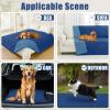 imageSmiry Waterproof Dog Bed Cover Blanket 30x70 Soft Reversible Pet Blanket Washable Leakproof Cats Dogs Couch Cover for Sofa Couch Furniture CamelBeigeNavyBlue