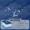 imageSmiry Waterproof Dog Bed Cover Blanket 30x70 Soft Reversible Pet Blanket Washable Leakproof Cats Dogs Couch Cover for Sofa Couch Furniture CamelBeigeNavyBlue