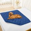 imageSmiry Waterproof Dog Bed Cover Blanket 30x70 Soft Reversible Pet Blanket Washable Leakproof Cats Dogs Couch Cover for Sofa Couch Furniture CamelBeigeNavyNavy
