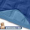 imageSmiry Waterproof Dog Bed Cover Blanket 30x70 Soft Reversible Pet Blanket Washable Leakproof Cats Dogs Couch Cover for Sofa Couch Furniture CamelBeigeNavyBlue