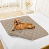 imageSmiry Waterproof Dog Bed Cover Blanket 30x70 Soft Reversible Pet Blanket Washable Leakproof Cats Dogs Couch Cover for Sofa Couch Furniture CamelBeigeTaupeTaupe