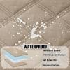 imageSmiry Waterproof Dog Bed Cover Blanket 30x70 Soft Reversible Pet Blanket Washable Leakproof Cats Dogs Couch Cover for Sofa Couch Furniture CamelBeigeTaupeTaupe