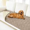 imageSmiry Waterproof Dog Bed Cover Blanket 30x70 Soft Reversible Pet Blanket Washable Leakproof Cats Dogs Couch Cover for Sofa Couch Furniture CamelBeigeTaupeBeige