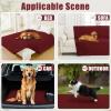 imageSmiry Waterproof Dog Bed Cover Blanket 30x70 Soft Reversible Pet Blanket Washable Leakproof Cats Dogs Couch Cover for Sofa Couch Furniture CamelBeigeWine RedWine Red