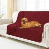 imageSmiry Waterproof Dog Bed Cover Blanket 30x70 Soft Reversible Pet Blanket Washable Leakproof Cats Dogs Couch Cover for Sofa Couch Furniture CamelBeigeWine RedWine Red