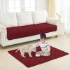imageSmiry Waterproof Dog Bed Cover Blanket 30x70 Soft Reversible Pet Blanket Washable Leakproof Cats Dogs Couch Cover for Sofa Couch Furniture CamelBeigeWine RedWine Red