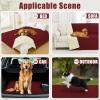 imageSmiry Waterproof Dog Bed Cover Blanket 30x70 Soft Reversible Pet Blanket Washable Leakproof Cats Dogs Couch Cover for Sofa Couch Furniture CamelBeigeWine RedBeige