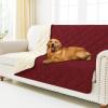 imageSmiry Waterproof Dog Bed Cover Blanket 30x70 Soft Reversible Pet Blanket Washable Leakproof Cats Dogs Couch Cover for Sofa Couch Furniture CamelBeigeWine RedBeige