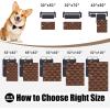 imageSmiry Waterproof Dog Bed Cover Blanket Soft Reversible Pet Blanket Washable Leakproof Cats Dogs Couch Cover for Sofa Couch Furniture 40x50 Inch GreenNavyBrownChocolate
