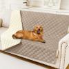 imageSmiry Waterproof Dog Bed Cover Blanket Soft Reversible Pet Blanket Washable Leakproof Cats Dogs Couch Cover for Sofa Couch Furniture 40x50 Inch GreenNavyTaupeBeige