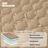 imageSmiry Waterproof Dog Bed Cover Blanket Soft Reversible Pet Blanket Washable Leakproof Cats Dogs Couch Cover for Sofa Couch Furniture 40x50 Inch GreenNavyCamelBeige