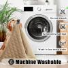 imageSmiry Waterproof Dog Bed Cover Blanket Soft Reversible Pet Blanket Washable Leakproof Cats Dogs Couch Cover for Sofa Couch Furniture 40x50 Inch GreenNavyCamelBeige