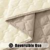 imageSmiry Waterproof Dog Bed Cover Blanket Soft Reversible Pet Blanket Washable Leakproof Cats Dogs Couch Cover for Sofa Couch Furniture 40x50 Inch GreenNavyTaupeBeige
