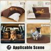 imageSmiry Waterproof Dog Bed Cover Blanket Soft Reversible Pet Blanket Washable Leakproof Cats Dogs Couch Cover for Sofa Couch Furniture 40x50 Inch GreenNavyBrownChocolate