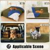imageSmiry Waterproof Dog Bed Cover Blanket Soft Reversible Pet Blanket Washable Leakproof Cats Dogs Couch Cover for Sofa Couch Furniture 40x50 Inch GreenNavyGreenNavy