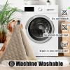 imageSmiry Waterproof Dog Bed Cover Blanket Soft Reversible Pet Blanket Washable Leakproof Cats Dogs Couch Cover for Sofa Couch Furniture 40x50 Inch GreenNavyTaupeBeige