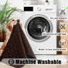 imageSmiry Waterproof Dog Bed Cover Blanket Soft Reversible Pet Blanket Washable Leakproof Cats Dogs Couch Cover for Sofa Couch Furniture 40x50 Inch GreenNavyChocolateDark Grey
