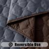 imageSmiry Waterproof Dog Bed Cover Blanket Soft Reversible Pet Blanket Washable Leakproof Cats Dogs Couch Cover for Sofa Couch Furniture 40x50 Inch GreenNavyChocolateDark Grey