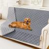 imageSmiry Waterproof Dog Bed Cover Blanket Soft Reversible Pet Blanket Washable Leakproof Cats Dogs Couch Cover for Sofa Couch Furniture 40x50 Inch GreenNavyGreyLight Grey