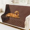 imageSmiry Waterproof Dog Bed Cover Blanket Soft Reversible Pet Blanket Washable Leakproof Cats Dogs Couch Cover for Sofa Couch Furniture 40x50 Inch GreenNavyBrownChocolate