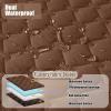imageSmiry Waterproof Dog Bed Cover Blanket Soft Reversible Pet Blanket Washable Leakproof Cats Dogs Couch Cover for Sofa Couch Furniture 40x50 Inch GreenNavyBrownChocolate