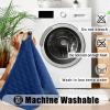 imageSmiry Waterproof Dog Bed Cover Blanket Soft Reversible Pet Blanket Washable Leakproof Cats Dogs Couch Cover for Sofa Couch Furniture 40x50 Inch GreenNavyNavyBlue