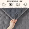imageSmiry Waterproof Dog Blanket 30x70 Inch Soft Pet Bed Cover Reversible Washable Sofa Couch Furniture Protector for Small Medium Large Dog Puppy Cat TaupeBeigeGreyDark Grey