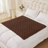 imageSmiry Waterproof Dog Blanket 30x70 Inch Soft Pet Bed Cover Reversible Washable Sofa Couch Furniture Protector for Small Medium Large Dog Puppy Cat TaupeBeigeBrownChocolate
