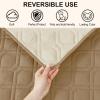 imageSmiry Waterproof Dog Blanket 30x70 Inch Soft Pet Bed Cover Reversible Washable Sofa Couch Furniture Protector for Small Medium Large Dog Puppy Cat TaupeBeigeCamelBeige