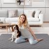 imageSmiry Waterproof Dog Blanket 30x70 Inch Soft Pet Bed Cover Reversible Washable Sofa Couch Furniture Protector for Small Medium Large Dog Puppy Cat TaupeBeigeGreyLight Grey