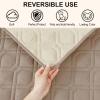 imageSmiry Waterproof Dog Blanket 30x70 Inch Soft Pet Bed Cover Reversible Washable Sofa Couch Furniture Protector for Small Medium Large Dog Puppy Cat TaupeBeigeTaupeBeige